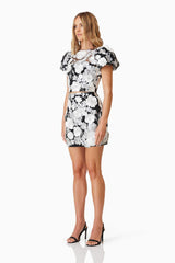 Selene Floral Set In Black