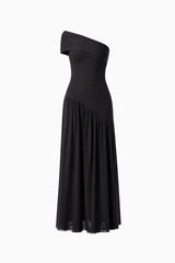 Jesselle Off The Shoulder Gown in Black