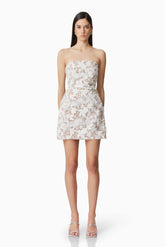 Vonni Party Mini Dress in White