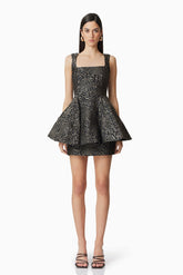 Deanna Mini Dress in Black