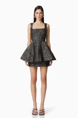 Deanna Mini Dress in Black