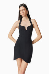 Hazelle Party Mini Dress in Black