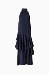 Varella Halter Gown in Navy