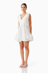 Kalani Mini Dress in White