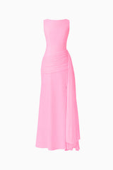 Amelina Sash Gown in Pink