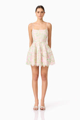 Indria Mini Dress in Floral
