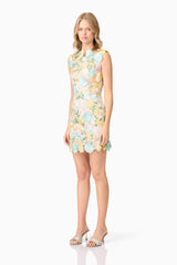Yvette 3D Mini Dress In Floral