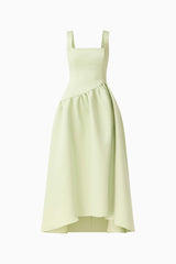 Ruelle A-Line Maxi Dress in Sage Green