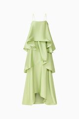 Tilly Tiered Maxi Dress in Sage Green