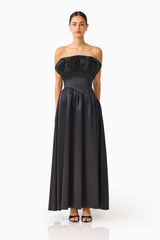 Laurel Sleeveless Maxi Dress in Black