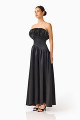 Laurel Sleeveless Maxi Dress in Black