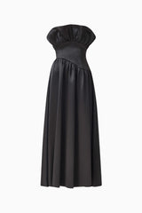 Laurel Sleeveless Maxi Dress in Black
