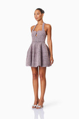 Magnolia Sweetheart Mini Dress In Purple