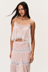 Elysia Cotton-Silk Crop Top - SWEET NECTAR