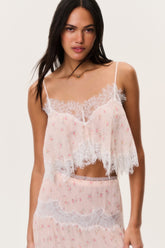 Elysia Cotton-Silk Crop Top - SWEET NECTAR