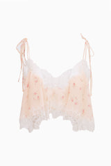Elysia Cotton-Silk Crop Top - SWEET NECTAR