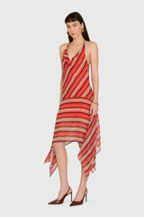 Allura Dress in Soleil Stripes