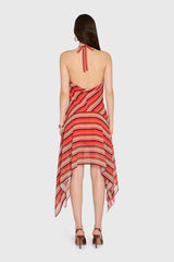 Allura Dress in Soleil Stripes