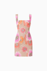 Brittany Floral Mini Dress in Pink