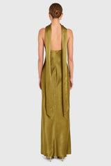 Ashton Maxi in Satin