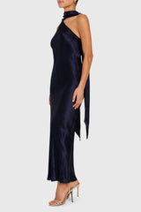 Ashton Maxi in Satin