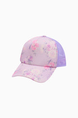 Joni Fragrance Print Trucker Hat - HIBISCUS