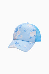 Joni Fragrance Print Trucker Hat - WHISPER BLUE