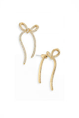 Bow Jacket Earrings