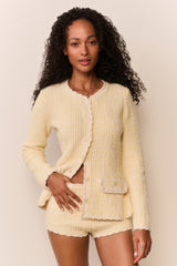 Gaililee Knit Tweed Cardigan