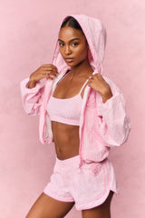 Lavey Gingham Windbreaker Shorts