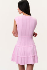 Laighton Stretch Pointelle Mini Dress