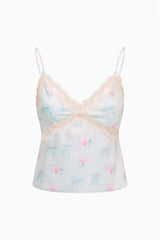 Lamora Floral Satin Top