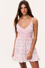 Lizzy Floral Cotton Mini Dress