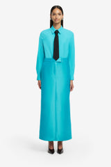 Eve Maxi Skirt - Aqua