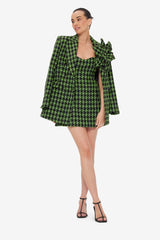 Jazlyn Tweed Blazer - Houndstooth