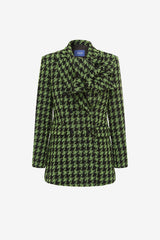 Jazlyn Tweed Blazer - Houndstooth