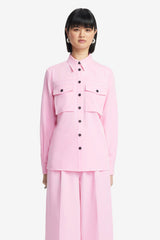 Mavis Pocket Shirt - Baby Pink