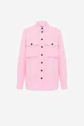 Mavis Pocket Shirt - Baby Pink