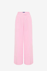 Elisha Wide Leg Pants - Baby Pink