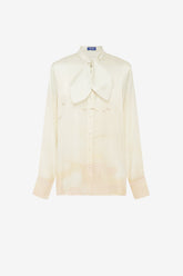 Cora Bow Blouse - Serene Print