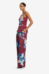 Elisha Wide Leg Pants - Cosmos Print