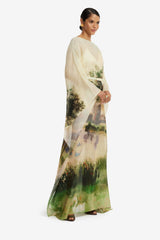 Willow Kaftan Maxi Dress - Serene Print