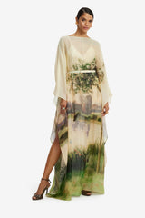 Willow Kaftan Maxi Dress - Serene Print