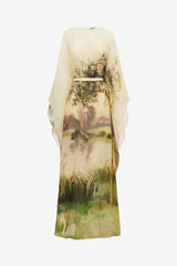 Willow Kaftan Maxi Dress - Serene Print