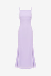 Regina Midi Dress - Lilac