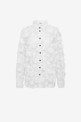 Sabrina Lace Shirt - Snow