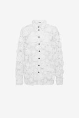Sabrina Lace Shirt - Snow