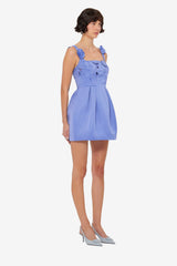 Piper Appliqué Bell Shape Mini Dress - Moonlight