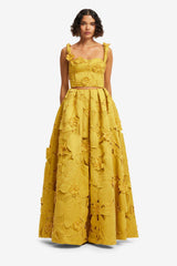 Victoria Embellished Puff Maxi Skirt - Opulence