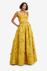 Victoria Embellished Puff Maxi Skirt - Opulence